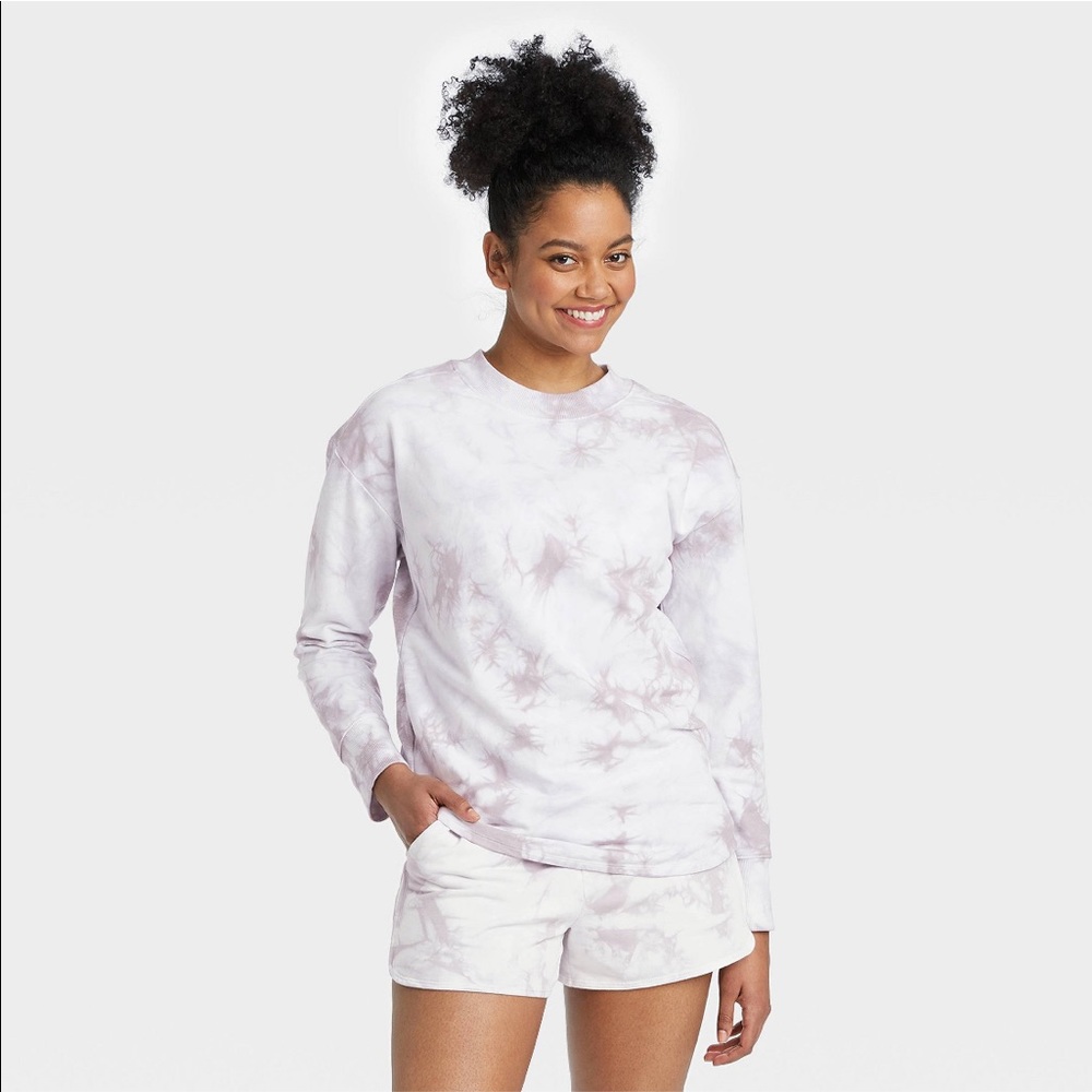 NEW Tie-Dye Crewneck Pullover